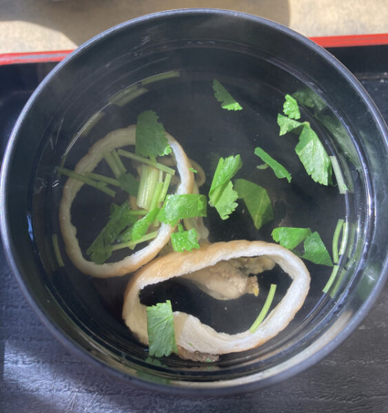 うなぎのい志ばしのお吸い物